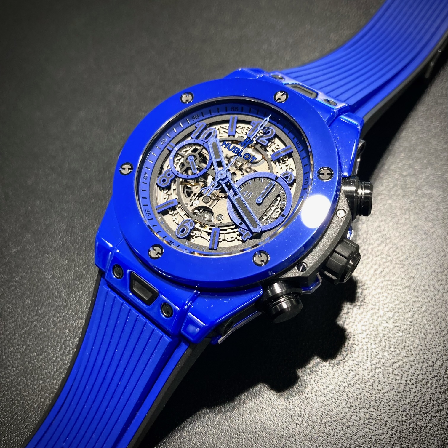 Hublot 自動巻き アナログ腕時計 青色 ウブロ(HUBLOT) ビッグ・バン ウニコ ブルーマジック | 大丸 札幌店